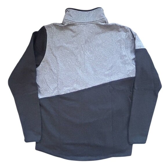 COLUMBIA Women's Columbia Lodge Hybrid Full Zip Color Block Black Grey Medium - Picture 5 of 11